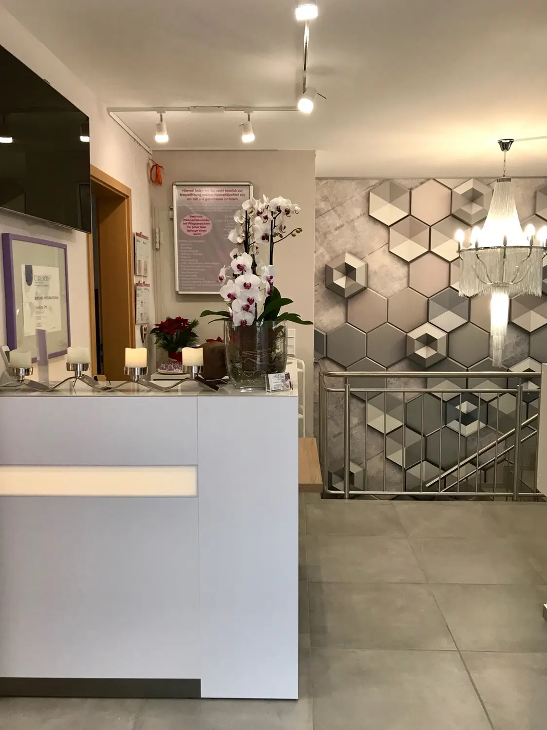 Empfangsbereich der Beauty-Residenz Paderborn