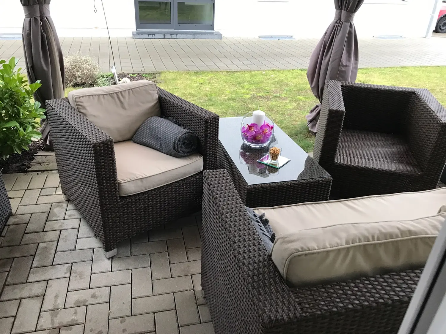 Sitzecke der Beauty-Residenz Paderborn